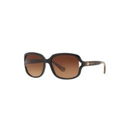Coach HC8169 535313-57 Black / Brown Gradient Lenses