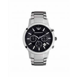 Emporio Armani Analog Black Dial Men's Watch-AR2434 (Black_Free Size)