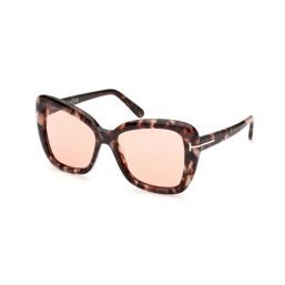 TOM FORD FT 1008 MAEVE - 55Y COLOURED HAVANA | SUNGLASSES WOMAN