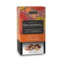 Patons Milk Chocolate Salted Caramel Macadamia 170g