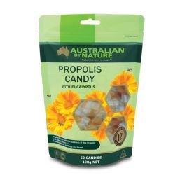 Australian By Nature Propolis Candy Manuka Honey 12+ 60 Candies