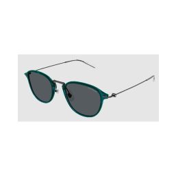 Montblanc MB0155S 007 51 INJECTION GREEN GREY Sunglasses