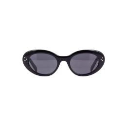 Celine Cl40193i 01a 53 Shiny Solid Black Gradient Smoke