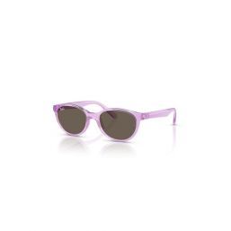 Ray-Ban Junior 0Rj9080S 7172/3 45 Transparent Violet Brown