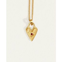 AMORE NECKLACE 18K GOLD VERMEIL RUBY TS885N-GVPL