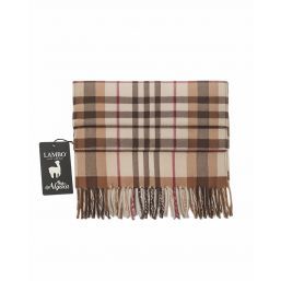 Alpaca Scarf Camel Check