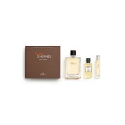 Terre D'hermès Eau De Toilette Set 100 +15ml +sg40ml +pouch Tr