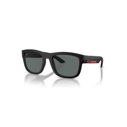 Prada Linea Rossa 0Ps 01Zs Dg002G 56 Black Rubber Dark Grey Polar