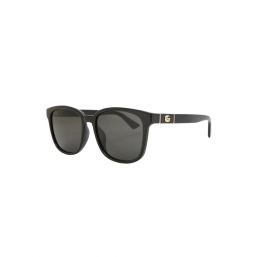 Gg0637sk-001 56 Sunglass Injection Black Grey M
