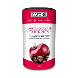 Patons Dark Chocolate Cherries Cannister 180g