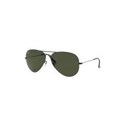 Aviator Large Metal Ii Sunglasses in Black and Green