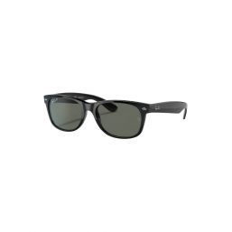 Ray-Ban RB2132 901/58-55 New Wayfarer Black / Green Classic G-15 Polarised Lenses