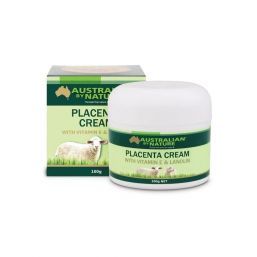 Australian By Nature Placenta & Lonolin Cream With Vitamin E 100g Jar 6 Pack