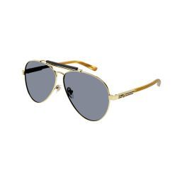 Gucci GG1287S Pilot Sunglasses 4 - Size 61