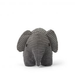 Elephant Corduroy Grey 23cm