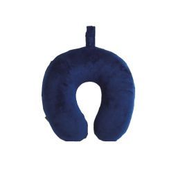 Korjo Memory Foam Travel Pillow - Blue