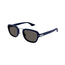 Montblanc MB0264S 003 52 Blue Blue Grey Sunglasses