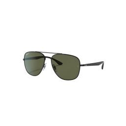Ray-ban 0rb3683 002/58 56 Black Green