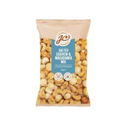 JC's Macadamia & Cashews Salted Mix 375g