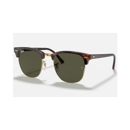 New Ray Ban Clubmaster RB3016 W0366 Tortoise/Arista/G-15 XLT 51mm Sunglasses