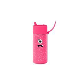 Frank Green 16oz Franksters Bottles Piper with Neon Pink Flip Lid