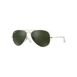 Ray Ban RB3025 Aviator Sunglasses-001/58 Gold Gold (Green Polar Lens)-58mm