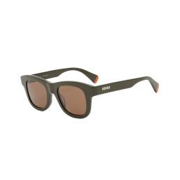 KENZO EYEWEAR AKA SUNGLASSES Shiny Dark Green & Brown