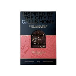 Melbourne Cocoa Milk Chocolate Salted Caramel Crunch Wafers 100g