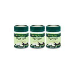 Australian By Nature Colostrum & Milk 100mg 250 Chewable Tablets - 3 Pack