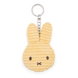 Miffy Flat Keychain Eco Corduroy Buttercream 10cm/4"