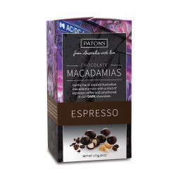 Patons Dark Chocolate Macadamias Espresso 170g