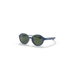 Ray-Ban Junior 0Rj9075S 709671 39 Blue On Rubber Grey Dark Green