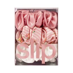 slip pure silk large scrunchies - petal