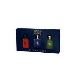 Ralph Lauren World Of Polo Discovery Set- 3x40ml Edt(red+blue+polo)