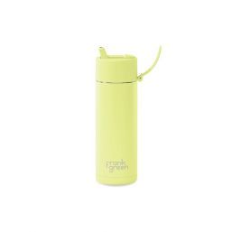 Frank Green 20oz Stainless Steel Ceramic Reusable Bottle Star Glow With Flip Straw Lid