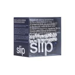 slip pure silk skinny scrunchies - midnight