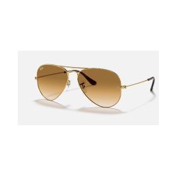 AVIATOR GRADIENT Sunglasses in Gold and Brown