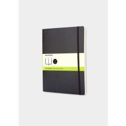 Classic Soft Cover Notebook Plain Extra Large Black