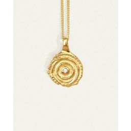 ASTER NECKLACE DIAMOND 18K GOLD VERMEIL TS1055N-GVSBPL