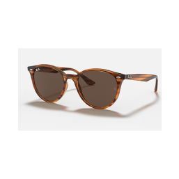 RB4305 Sunglasses in Striped Red Havana and Brown