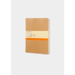 Cahier Notebook 3 Set Ruled Extra Large Kraft