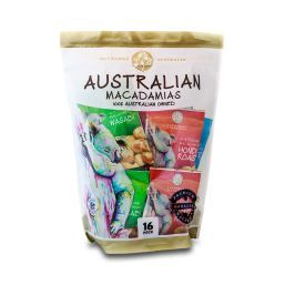 Nutworks Assort Flavoured Macadamias Tourism Foil Bag 16 x 30g