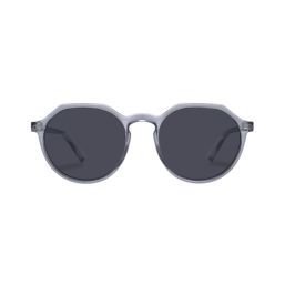Speed Of Night Pewter Uni-Sex Round Sunglasses