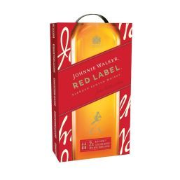 JOHNNIE WALKER RED SCOTCH WHISKY TWIN PACK 2 X 1.125L