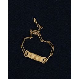 ETRUSCAN BRACELET 18K GOLD VERMEIL TS1072B-GVCBPL