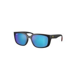 Ray-ban 0rb4443m F60271 57 Matte Black Dark Green
