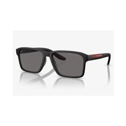 Prada Linea Rossa Sunglasses PS 5 YS DG002G Black Rubber Dark Grey Polar