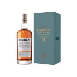 Benriach 25y Triple Distilled Speyside Single Malt Scotch Whisky gift pack