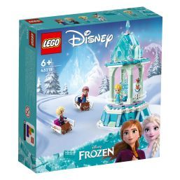 LEGO® ǀ Disney Anna and Elsa’s Magical Merry-Go-Round 43218 Building Toy Set (175 Pieces)