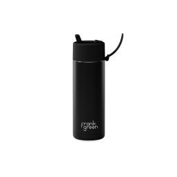 Frank Green 20oz SSC Reusable Bottle Midnight with Flip Straw Lid Midnight